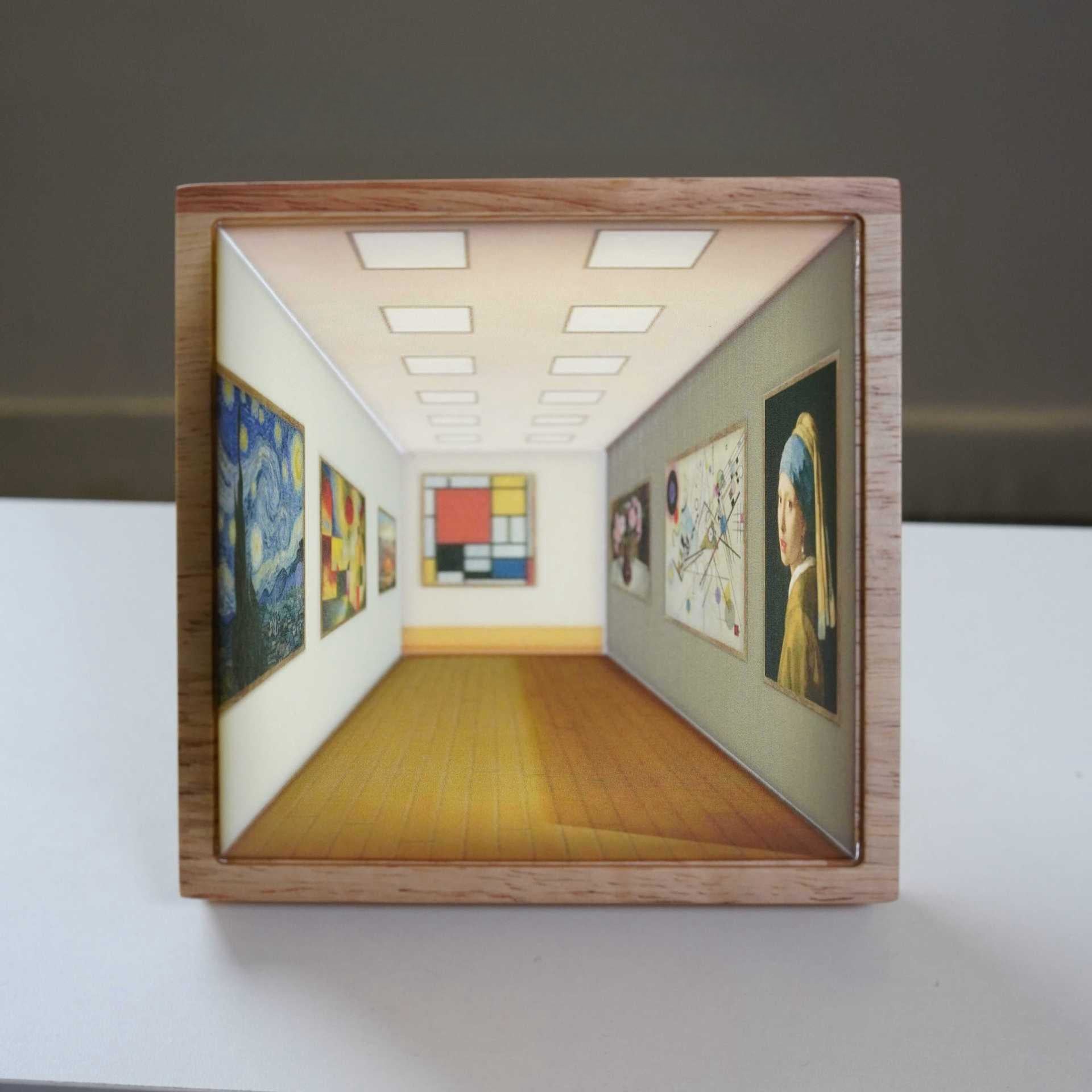 Lámpara de Pared Galería 3D – Iluminación Artística Moderna-Night Lights & Ambient Lighting-Hogar88-Hogar88