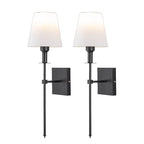 Lámpara de Pared Inalámbrica Recargable LED Portátil – Moderna, Versátil y Sin Cables (Pack de 2)-Lamp-Hogar88-Negro-Hogar88