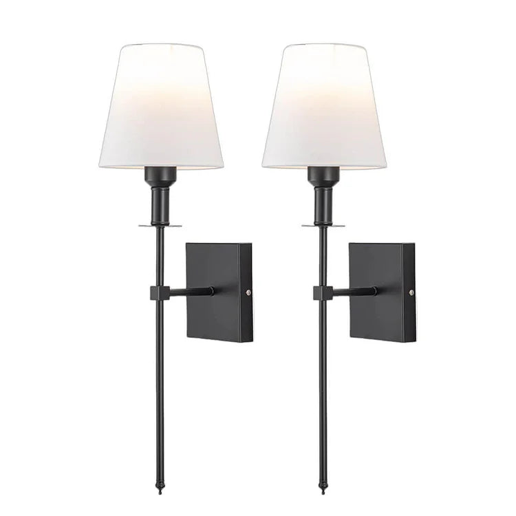 Lámpara de Pared Inalámbrica Recargable LED Portátil – Moderna, Versátil y Sin Cables (Pack de 2)-Lamp-Hogar88-Negro-Hogar88