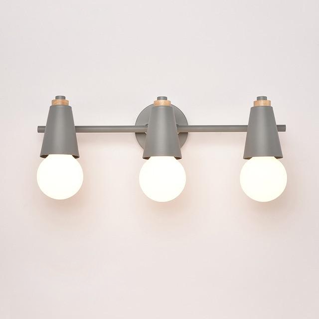 Lámpara de Pared Minimalista – Iluminación Moderna y Estilo Elegante para Hogar-Wall Lamps-Hogar88-3 Luces-Gris-Hogar88