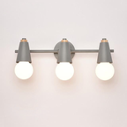 Lámpara de Pared Minimalista – Iluminación Moderna y Estilo Elegante para Hogar-Wall Lamps-Hogar88-3 Luces-Gris-Hogar88