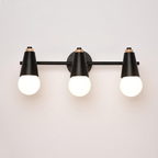 Lámpara de Pared Minimalista – Iluminación Moderna y Estilo Elegante para Hogar-Wall Lamps-Hogar88-3 Luces-Negro-Hogar88