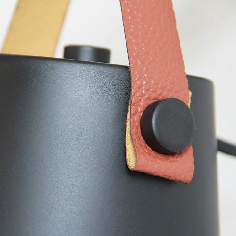 Lámpara de Pared Moderna de Madera y Metal con Correa – Iluminación Elegante para Hogar-Wall Light Fixtures-Hogar88-Hogar88