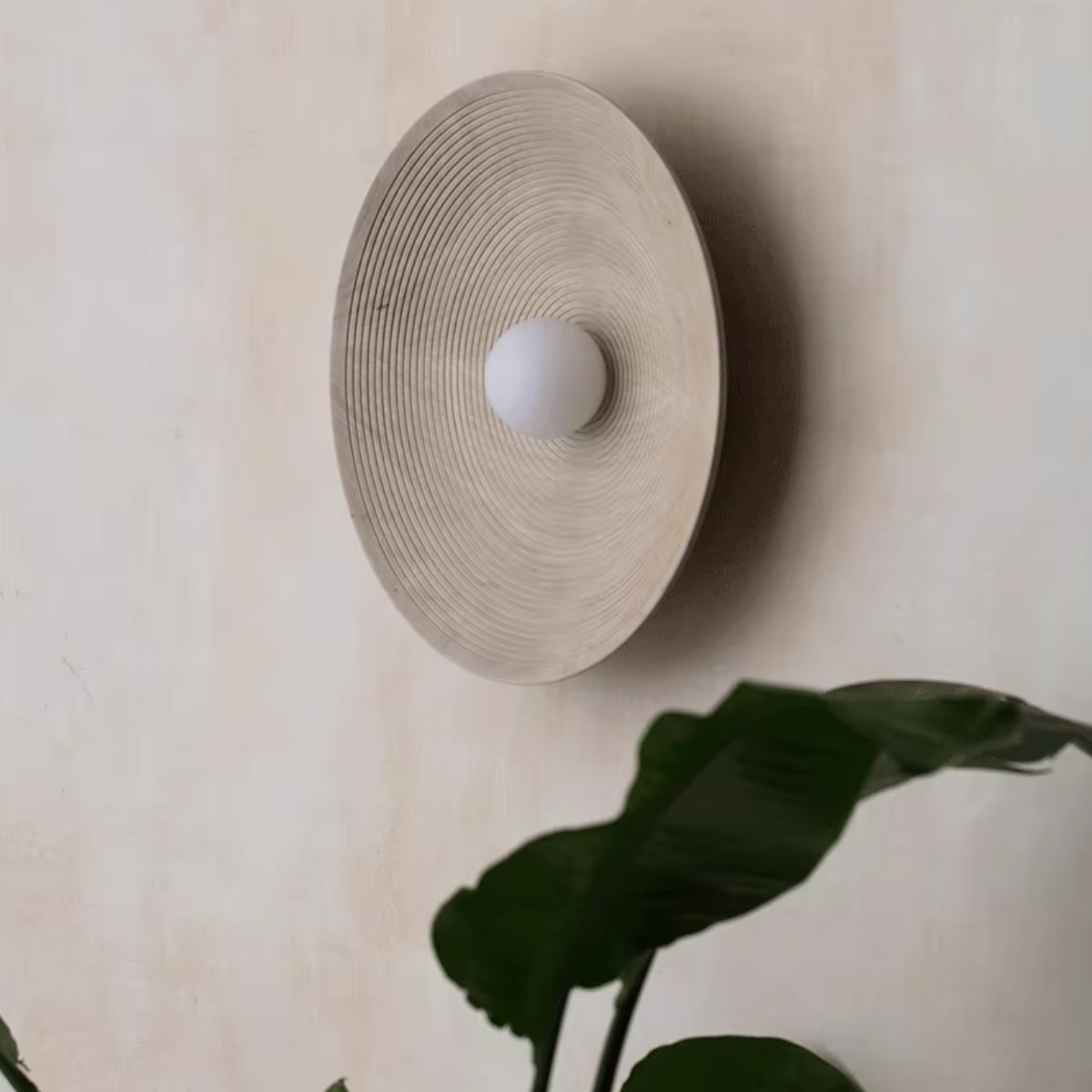 Lámpara de Pared Redonda Estilo Nórdico Retro – Luz Funcional y Decorativa para Dormir, Estudiar y Crear Ambiente-Wall Lamp-Hogar88-Hogar88