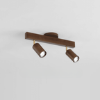 Lámpara de Techo de Madera Maciza Ajustable – Iluminación Focalizada para Ambientes Modernos-Ceiling Lamp-Hogar88-Blanco cálido-2-Notas-Hogar88