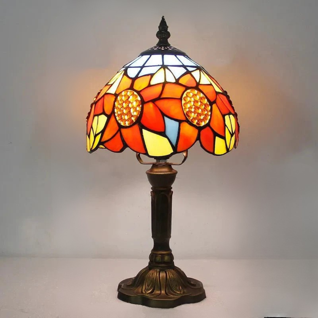 Lámpara de Vidrio de Colores – Diseño Artesanal para Escritorio-Desk Lamps-Hogar88-2-Hogar88