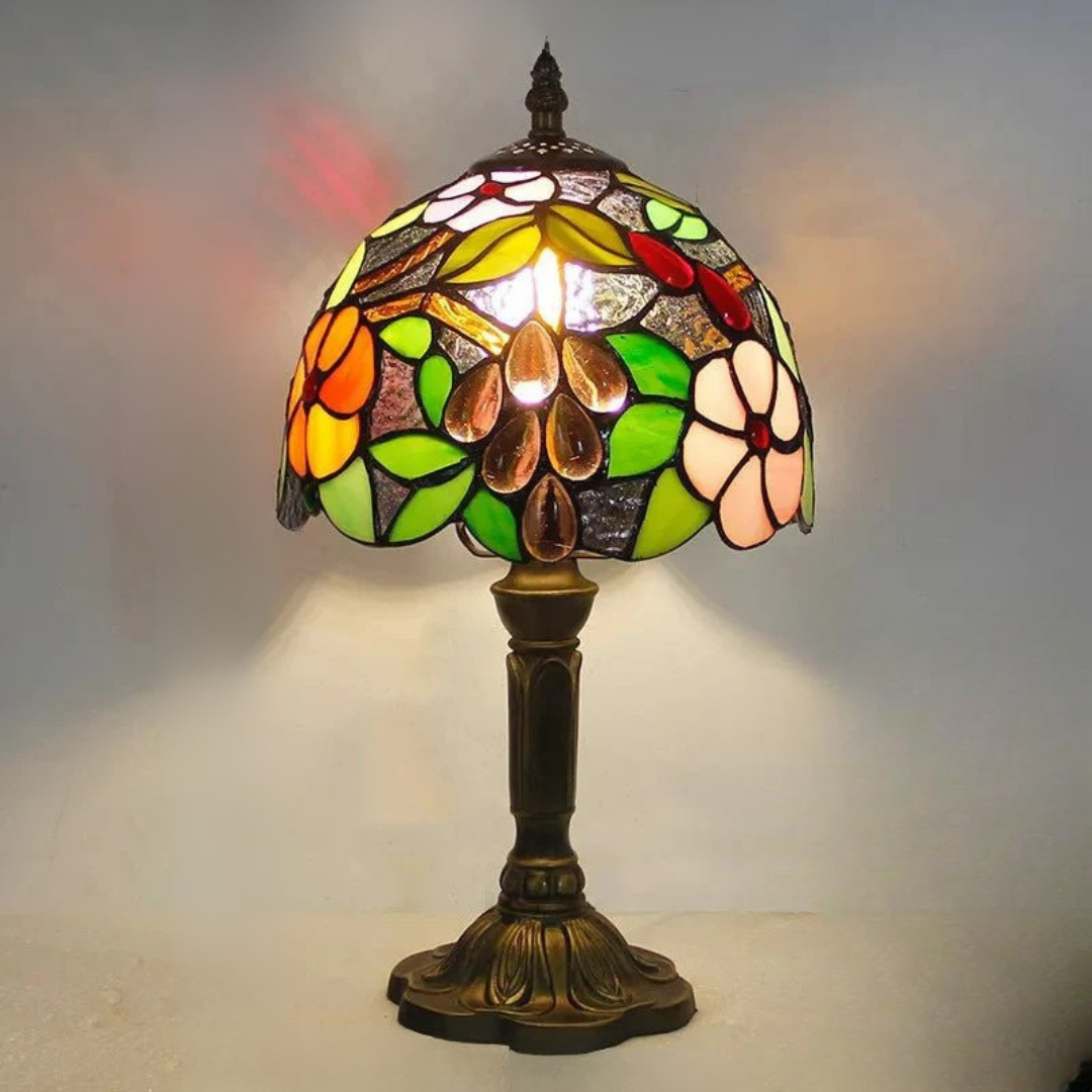 Lámpara de Vidrio de Colores – Diseño Artesanal para Escritorio-Desk Lamps-Hogar88-5-Hogar88