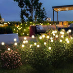 Luces Solares Oscilantes para Jardín – Brillo Decorativo Exterior-Landscape Pathway Lighting-Hogar88-Hogar88
