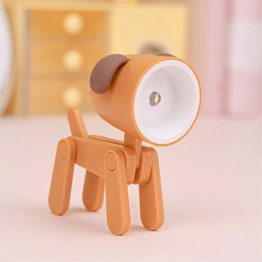 Luz Animal LED Flexible – Iluminación Suave y Decorativa Infantil-Desk Lamps-Hogar88-Perro naranja-5V-Hogar88