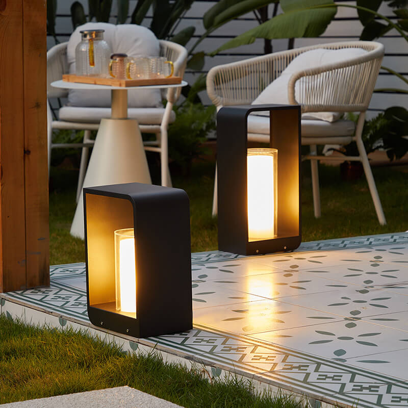 Luz de Jardín LED Cuadrada – Baliza Exterior Impermeable-Landscape Pathway Lighting-Hogar88-Hogar88