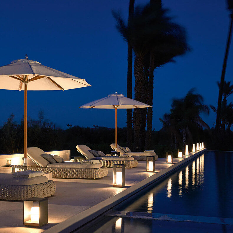 Luz de Jardín LED Cuadrada – Baliza Exterior Impermeable-Landscape Pathway Lighting-Hogar88-Hogar88