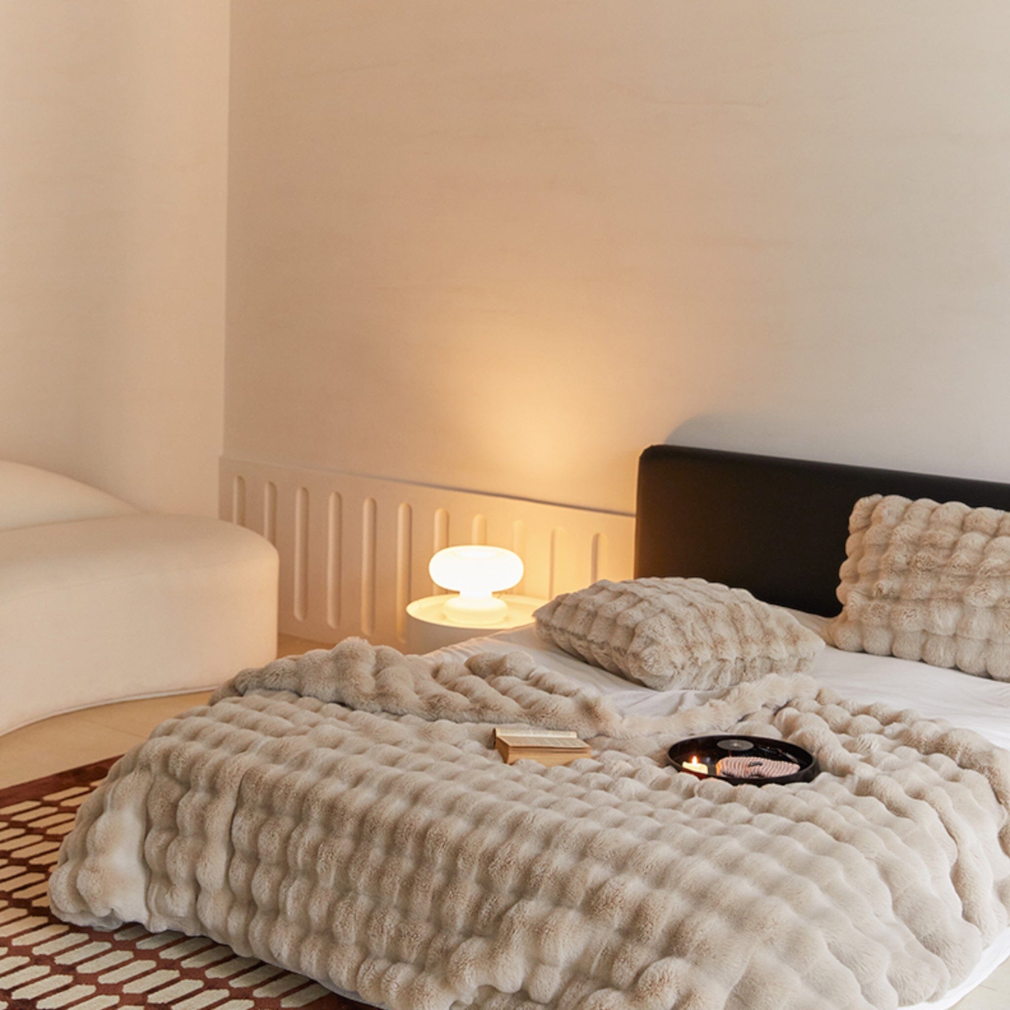 Manta Acolchada de Pelo Suave – Confort Pesado para Relajación-Blankets-Hogar88-Hogar88