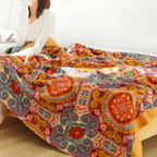 Manta Reversible Boho – Estilo Acogedor y Diseño Moderno para Hogar-Cotton Blankets-Hogar88-Hogar88