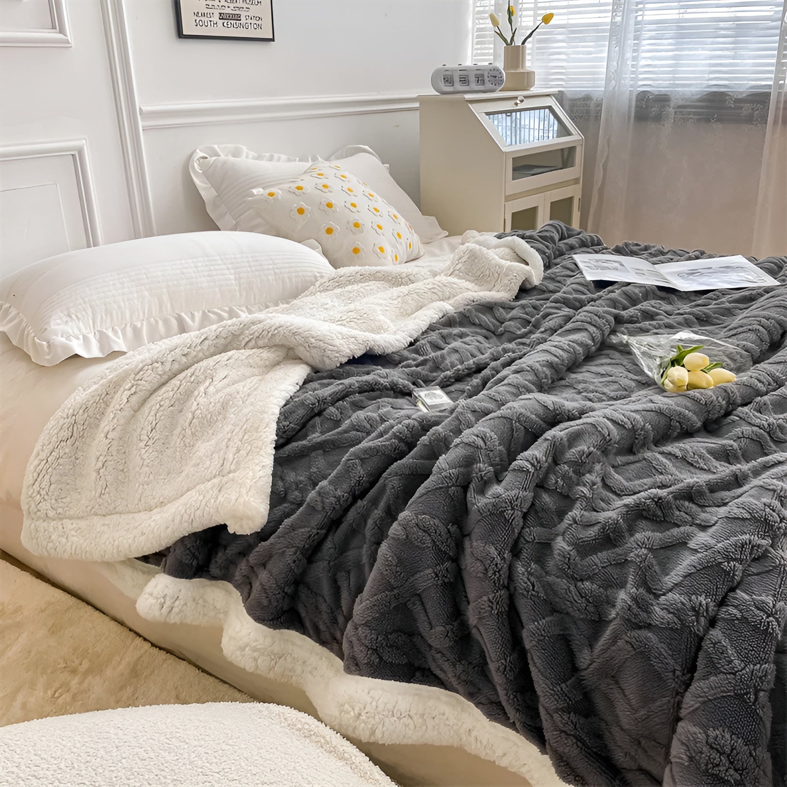 Manta de Forro Doble Suave – Calidez Acogedora para Noches de Invierno-Blankets-Hogar88-Hogar88