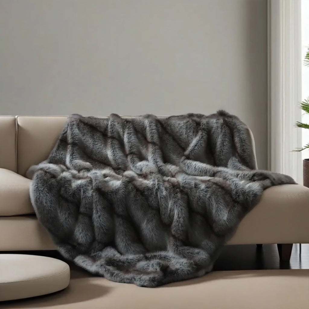 Manta de Pelaje Ultradensa – Suavidad Lujosa para Tu Hogar-Blankets-Hogar88-Hogar88