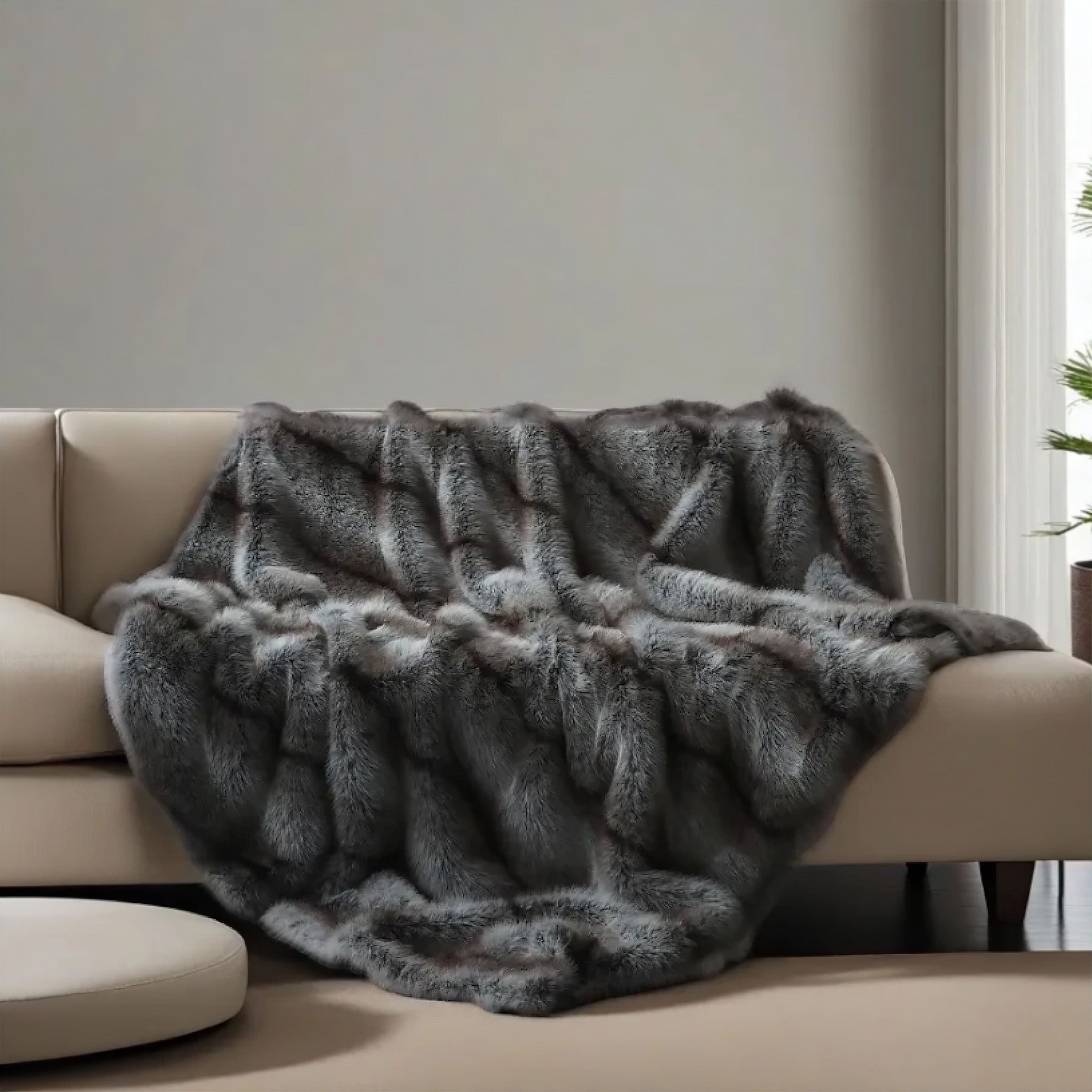 Manta de Pelaje Ultradensa – Suavidad Lujosa para Tu Hogar-Blankets-Hogar88-Hogar88