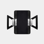 Mesa auxiliar ajustable para sofá – Bambú con sujeción antideslizante-Sofa Accessories-Hogar88-Ébano medianoche-Hogar88