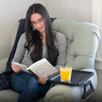 Mesa auxiliar ajustable para sofá – Bambú con sujeción antideslizante-Sofa Accessories-Hogar88-Hogar88