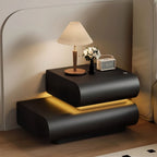 Mesa de Noche Moderna con Iluminación LED – Elegancia y Comodidad-Nightstands-Hogar88-Hogar88