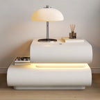 Mesa de Noche Moderna con Iluminación LED – Elegancia y Comodidad-Nightstands-Hogar88-Hogar88