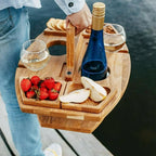 Mesa de Picnic de Madera Portátil – Diseño Plegable para Vino-Serving Trays-Hogar88-Hogar88