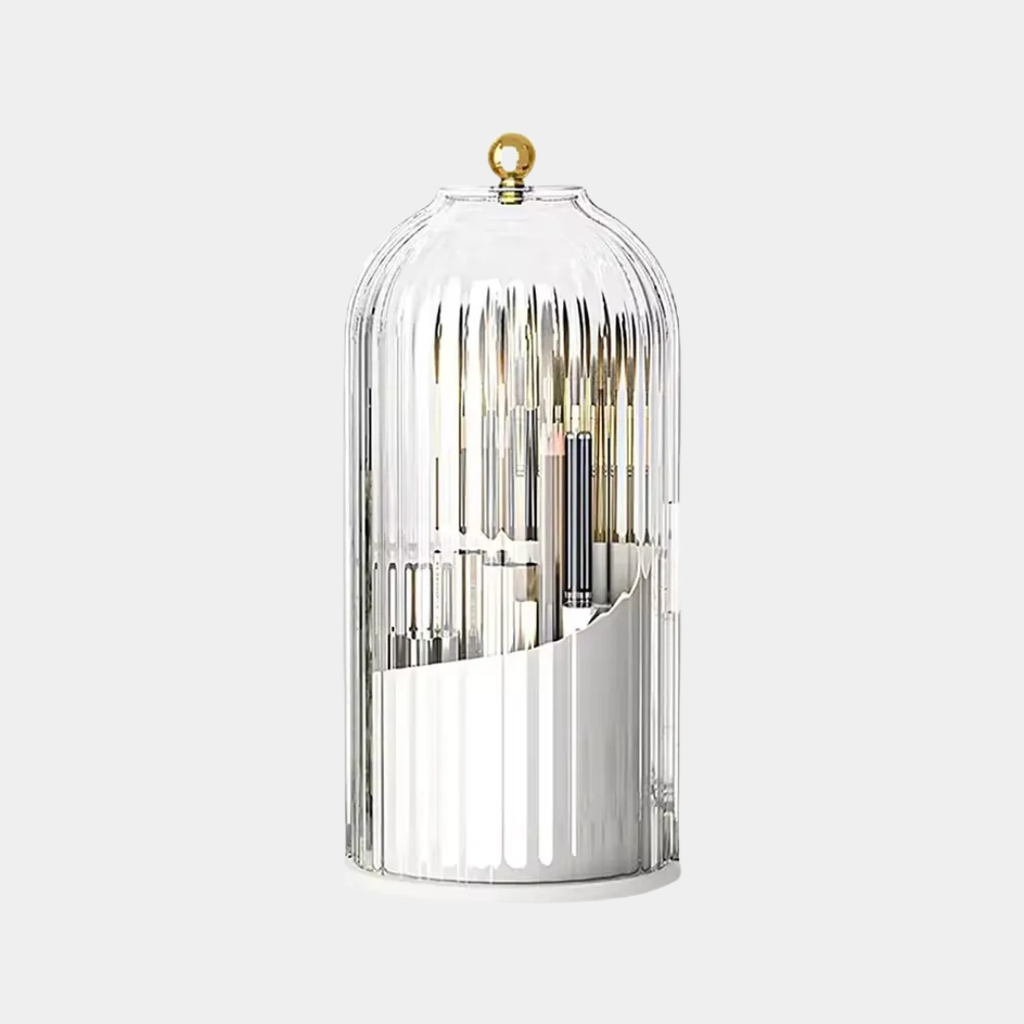 Organizador Acrílico de Cosméticos – Rotación 360° y Diseño de Lujo-Household Storage Caddies-Hogar88-Hogar88