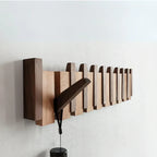 Perchero de Pared de Madera – Diseño de Teclas de Piano para Organización y Decoración-Coat & Hat Racks-Hogar88-Hogar88