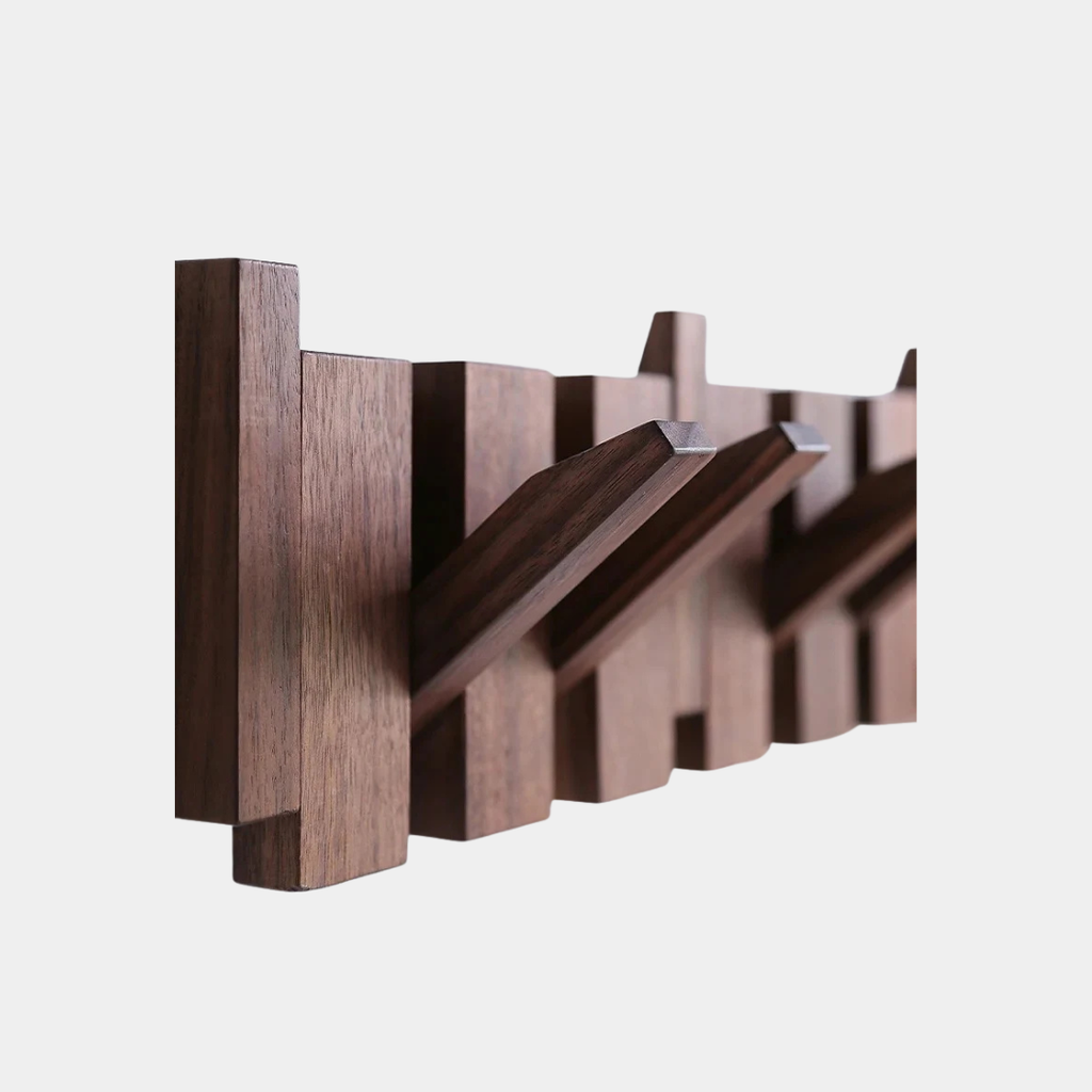 Perchero de Pared de Madera – Diseño de Teclas de Piano para Organización y Decoración-Coat & Hat Racks-Hogar88-Hogar88