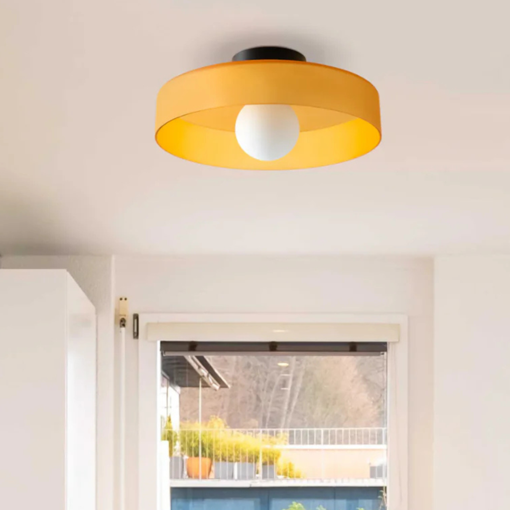 Plafón LED de Estilo Nórdico – Luz Suave y Relajante para Hogar y Decoración Moderna-Ceiling Lamp-Hogar88-Amarillo-Hogar88