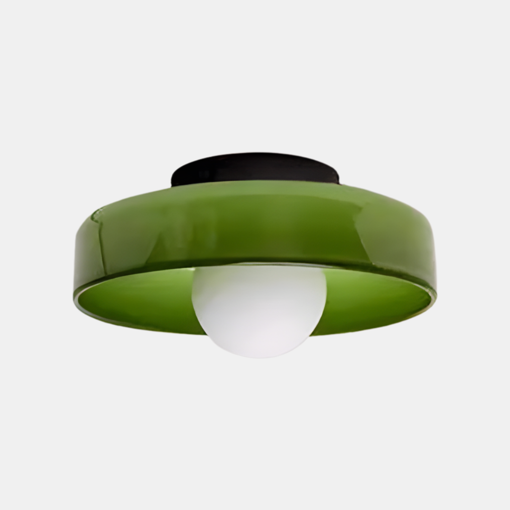 Plafón LED de Estilo Nórdico – Luz Suave y Relajante para Hogar y Decoración Moderna-Ceiling Lamp-Hogar88-Verde-Hogar88