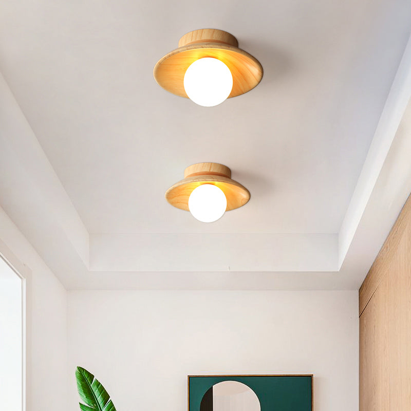 Plafón de Madera Minimalista – Diseño Moderno para Pasillos-Ceiling Light Fixtures-Hogar88-Hogar88