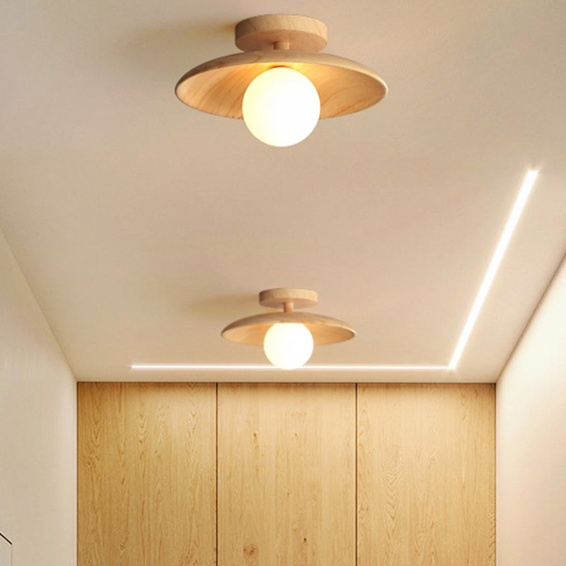Plafón de Madera Minimalista – Diseño Moderno para Pasillos-Ceiling Light Fixtures-Hogar88-Hogar88