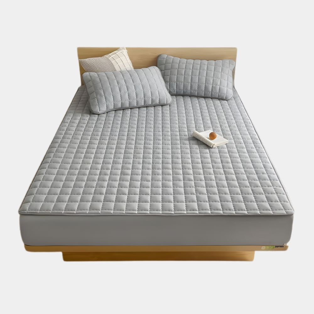 Protector de Colchón Impermeable King Size Suave y Transpirable – Cómodo, Higiénico y Duradero-Bedding-Hogar88-Gris-90 x 200 x 30 cm (cama individual)-Hogar88