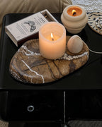 Bandeja de Mármol – Calacatta Viola – Piedra Natural – Rainforest Brown-Decorative Trays-Hogar88