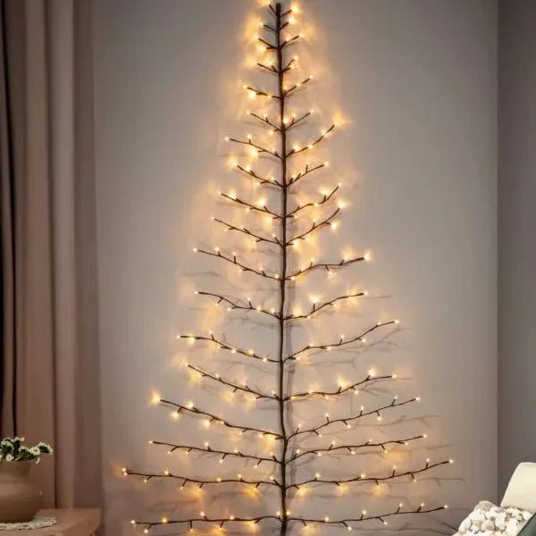 Rama Decorativa LED de Sauce – Iluminación Cálida Natural Interior-Artificial Non-Flowering Plants-Hogar88-Hoja-1.8 m-Hogar88