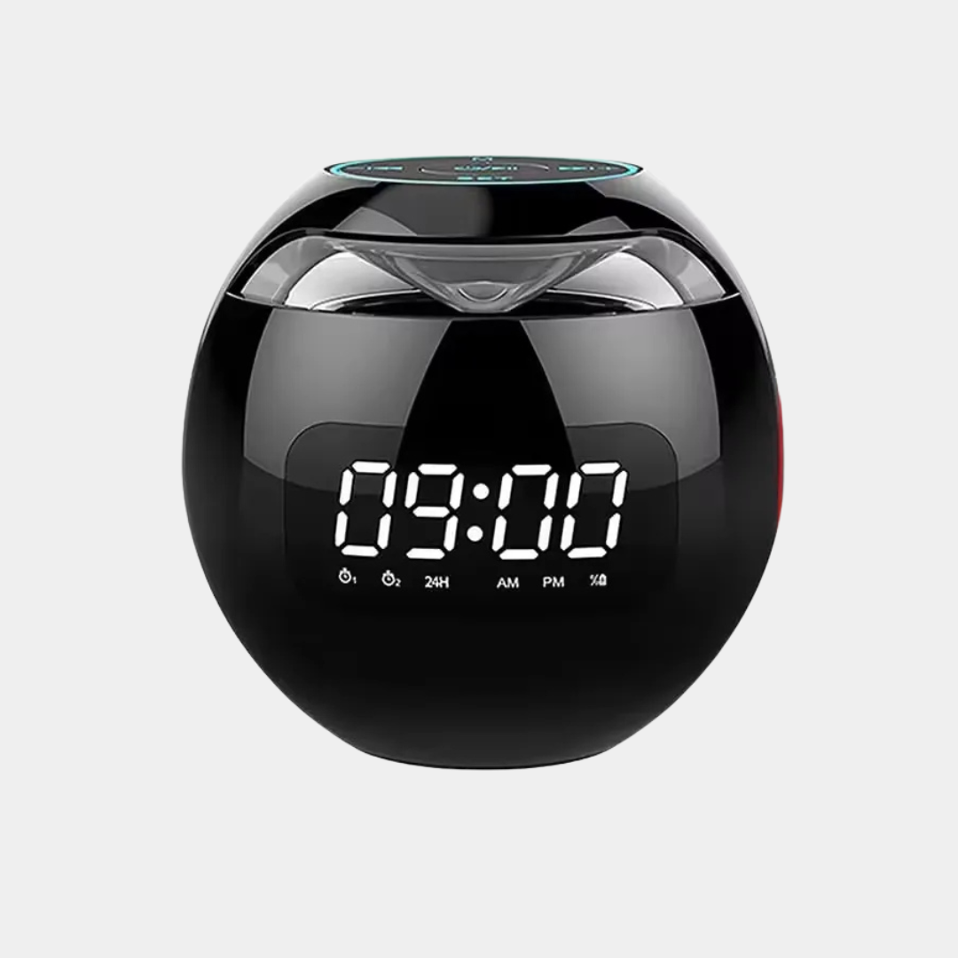 Reloj Despertador Inteligente LED – Alarma Digital con Luz Ambiental-Clocks-Hogar88-Negro-Hogar88