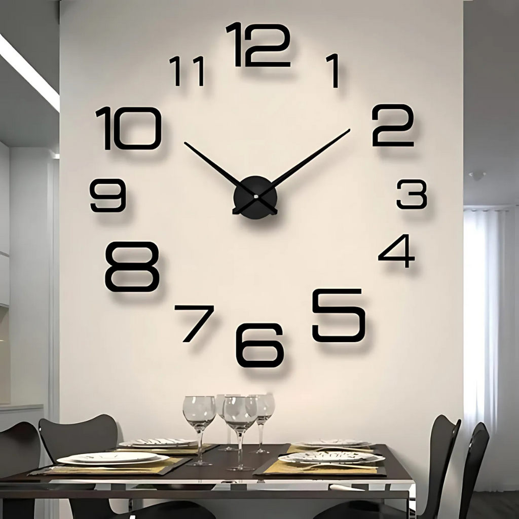Reloj de Pared Grande Moderno Minimalista – Elegante y Funcional-Home & Garden-Hogar88-B-70-90 cm-Hogar88