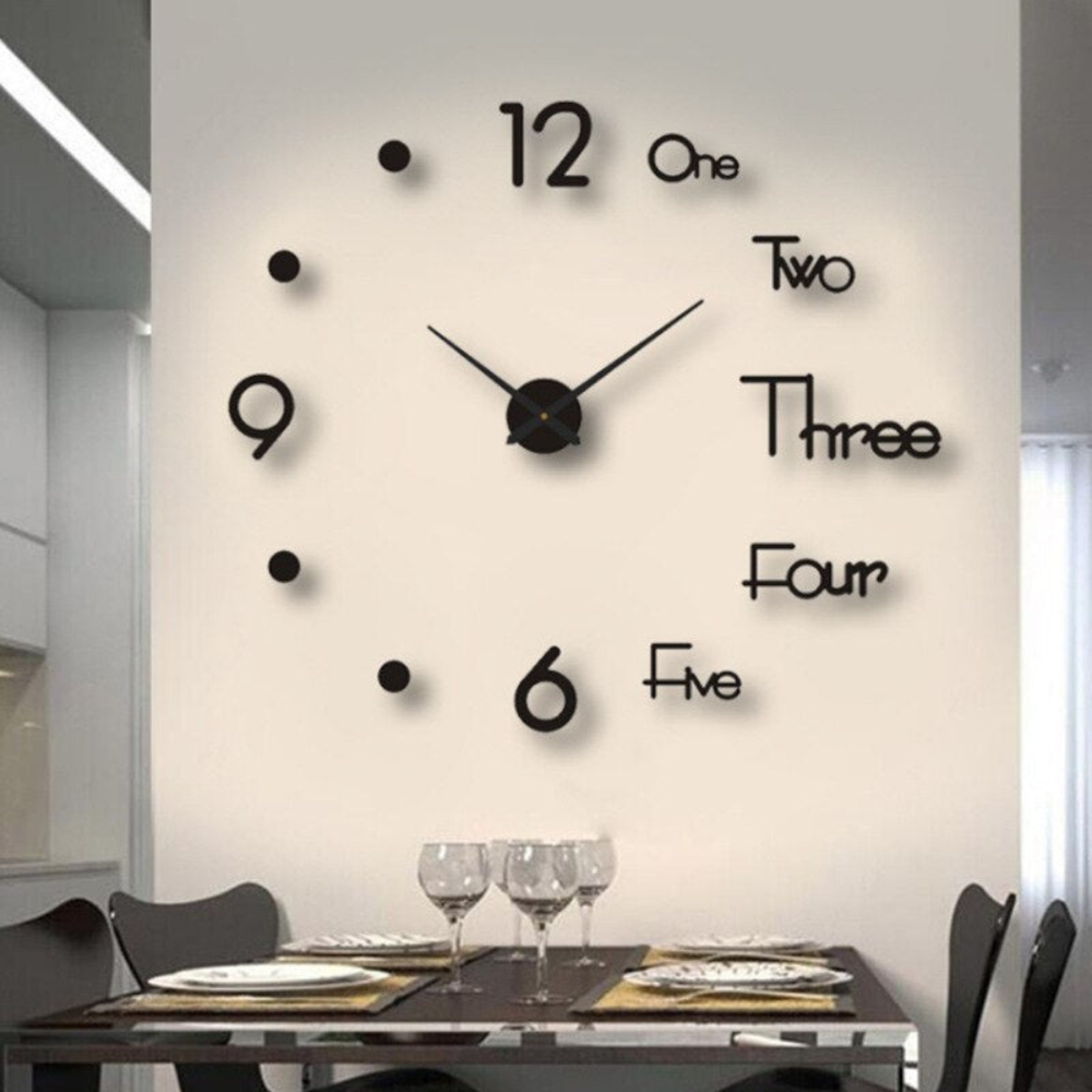 Reloj de Pared Moderno DIY – Diseño Ajustable y Creativo-Wall Clocks-Hogar88-Hogar88