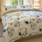 Ropa de Cama con Estampado de Animales Adorables – Suave, Acogedora y Divertida-Home & Garden-Hogar88-Hond B-150 cm x 200 cm 3 unidades-Hogar88