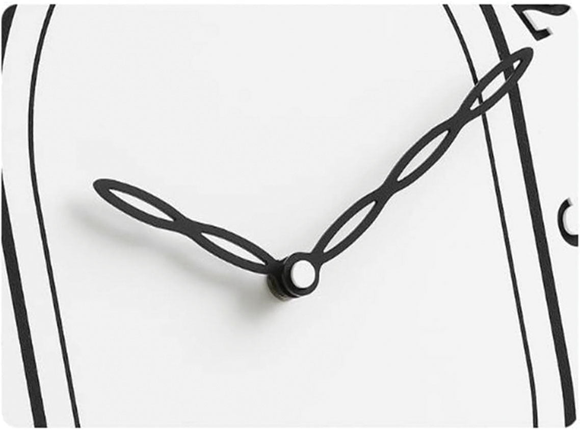 Reloj de Pared Horo - Diseño Minimalista Europeo en Acrílico Color Crema-Wall Clocks-Hogar88