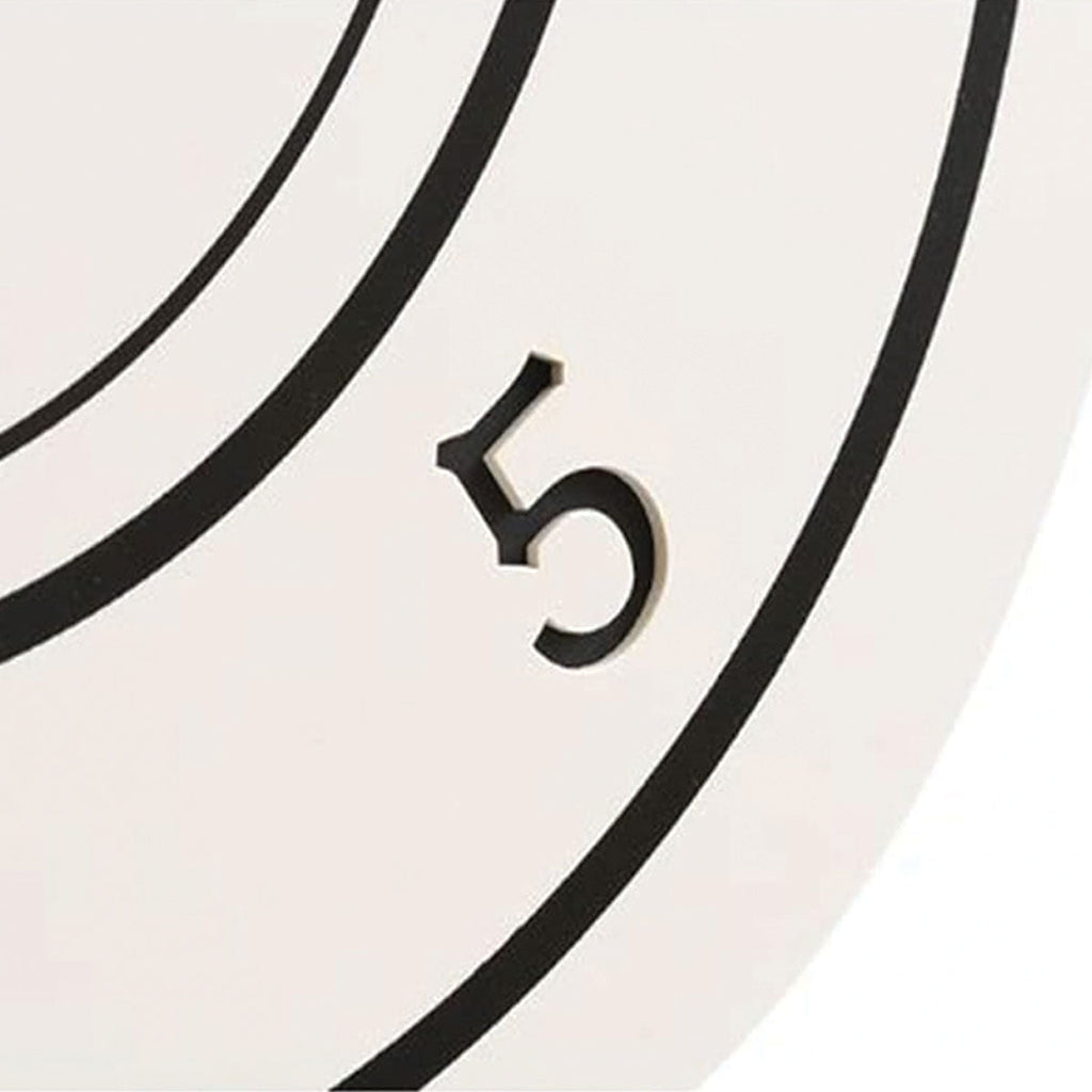 Reloj de Pared Horo - Diseño Minimalista Europeo en Acrílico Color Crema-Wall Clocks-Hogar88