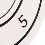 Reloj de Pared Horo - Diseño Minimalista Europeo en Acrílico Color Crema-Wall Clocks-Hogar88