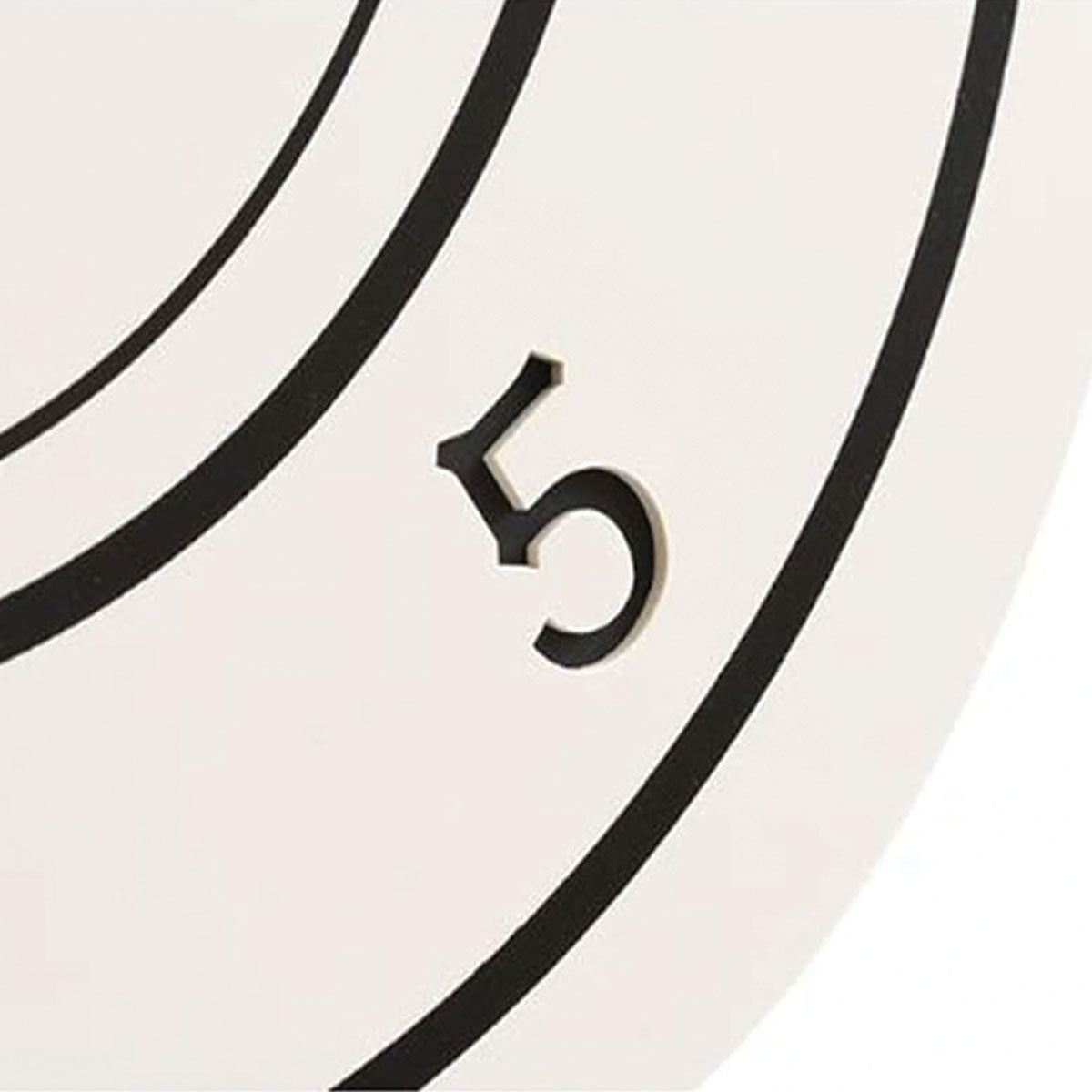 Reloj de Pared Horo - Diseño Minimalista Europeo en Acrílico Color Crema-Wall Clocks-Hogar88
