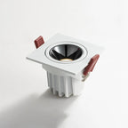 Spot LED Encastrable Cuadrado – Iluminación Regulable y Moderna-Ceiling Light Fixtures-Hogar88-Blanco-1 cabezal-7W-Hogar88