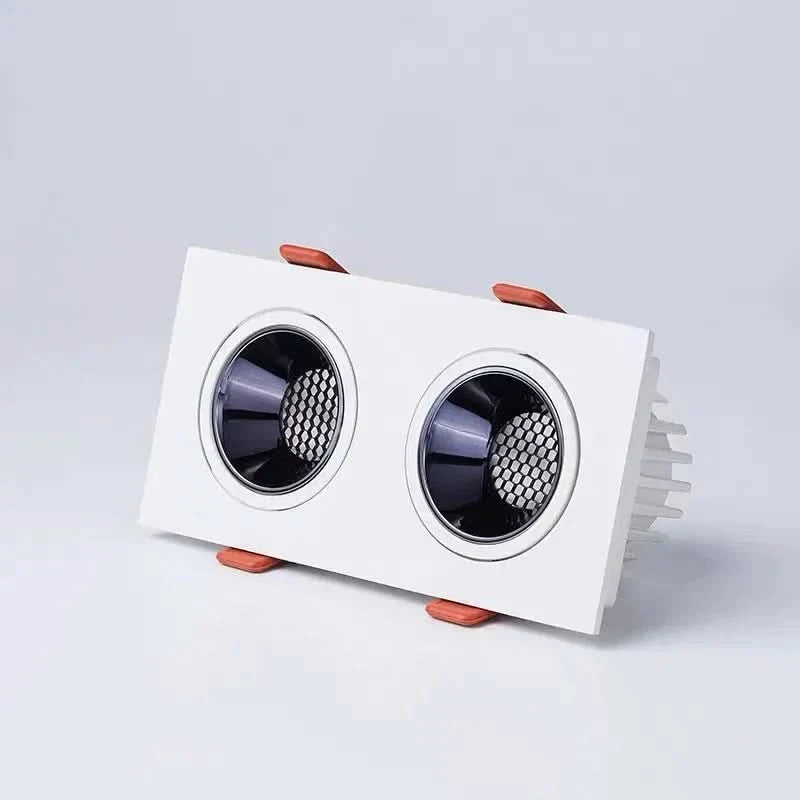 Spot LED Encastrable Cuadrado – Iluminación Regulable y Moderna-Ceiling Light Fixtures-Hogar88-Hogar88