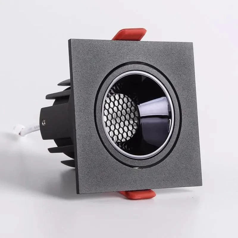 Spot LED Encastrable Cuadrado – Iluminación Regulable y Moderna-Ceiling Light Fixtures-Hogar88-Hogar88