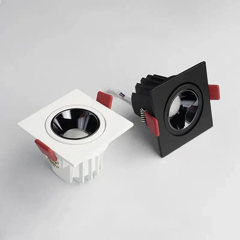 Spot LED Encastrable Cuadrado – Iluminación Regulable y Moderna-Ceiling Light Fixtures-Hogar88-Hogar88