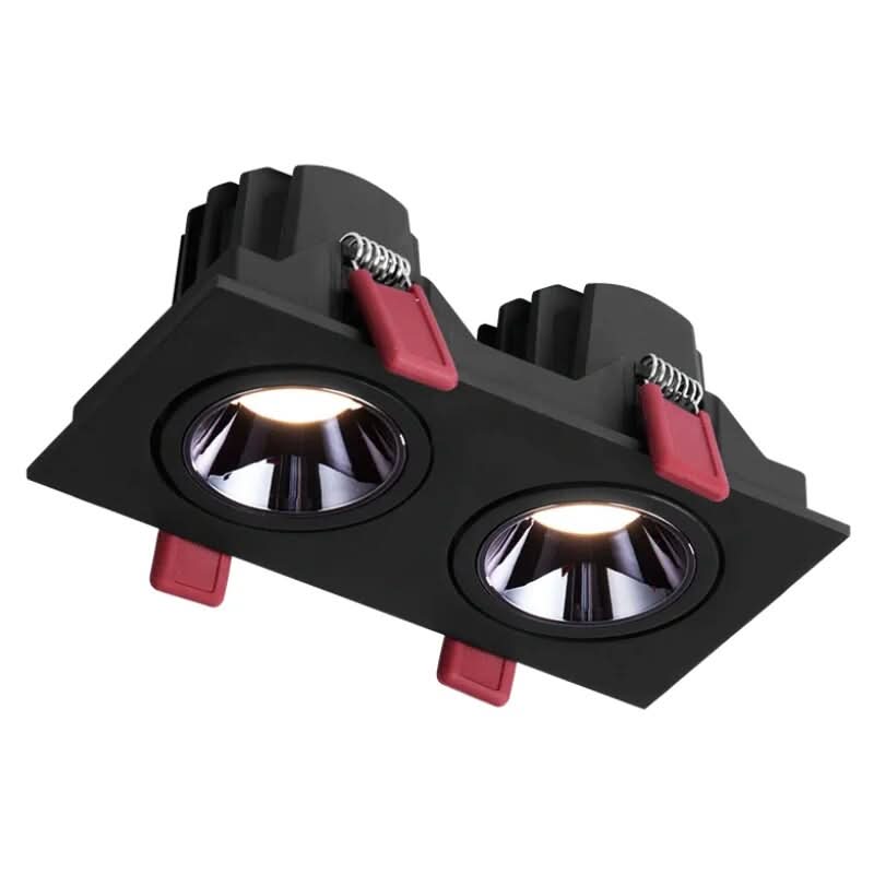 Spot LED Encastrable Cuadrado – Iluminación Regulable y Moderna-Ceiling Light Fixtures-Hogar88-Hogar88