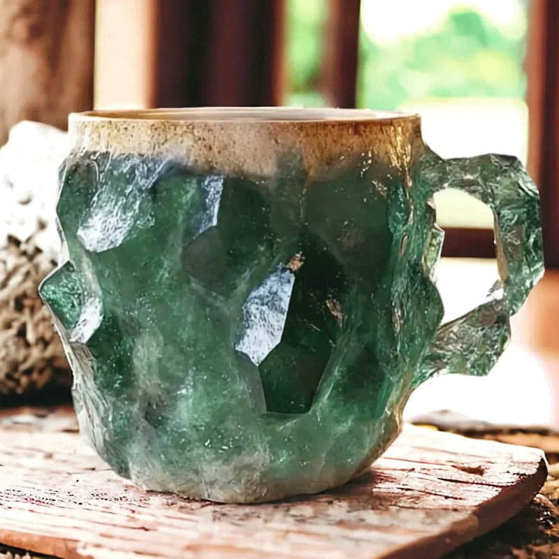 Taza de Cristal Mineral – Diseño Inspirado en Piedras Naturales-Mugs-Hogar88-Hogar88