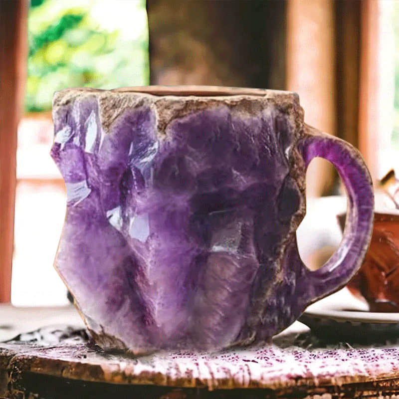 Taza de Cristal Mineral – Diseño Inspirado en Piedras Naturales-Mugs-Hogar88-Hogar88